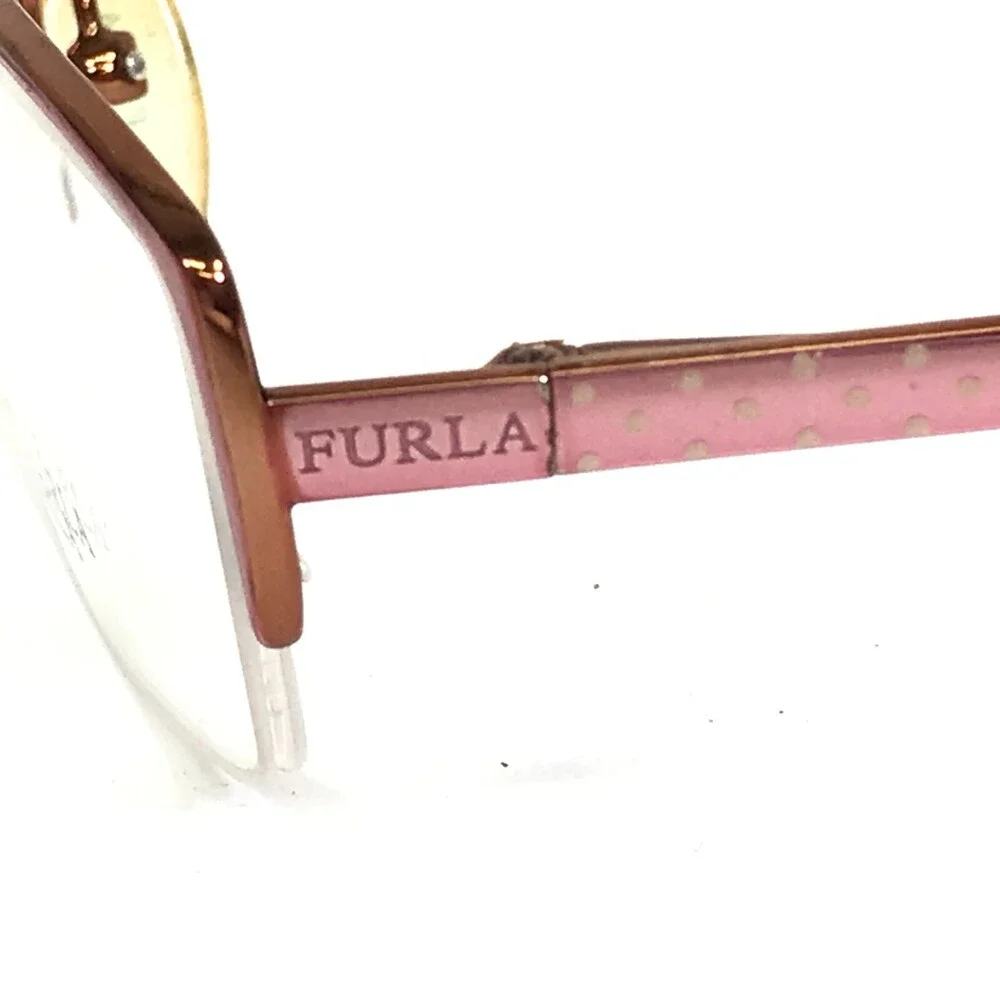 Furla Eyeglasses Frames EMY VU4069 COL.SCS Brown Pink Rectangular 54-16-135